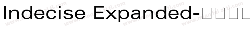 Indecise Expanded字体转换